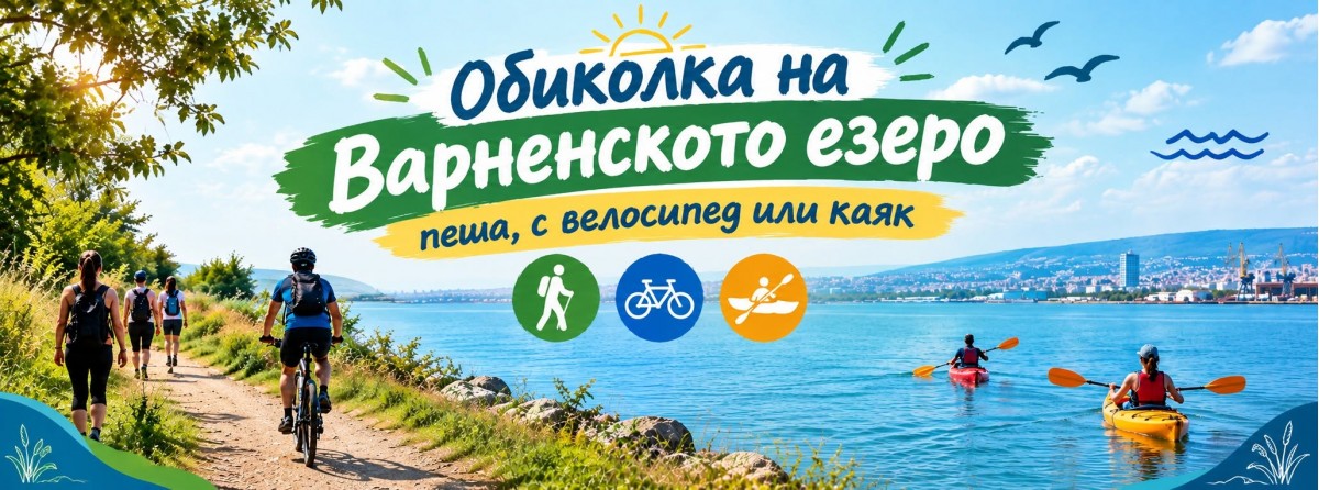  Обиколка на Варненското езеро 2026 – с велосипед, пеша или с каяк