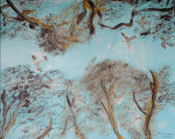 „Das Meer eines Sterns“ - Ausstellung Malerei 
